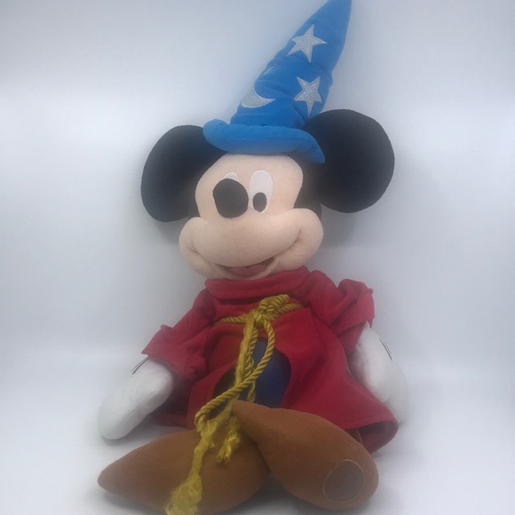 Disney Store Plush Mickey Mouse Sorcerer Stuffed Animal. - Picture 1 of 12